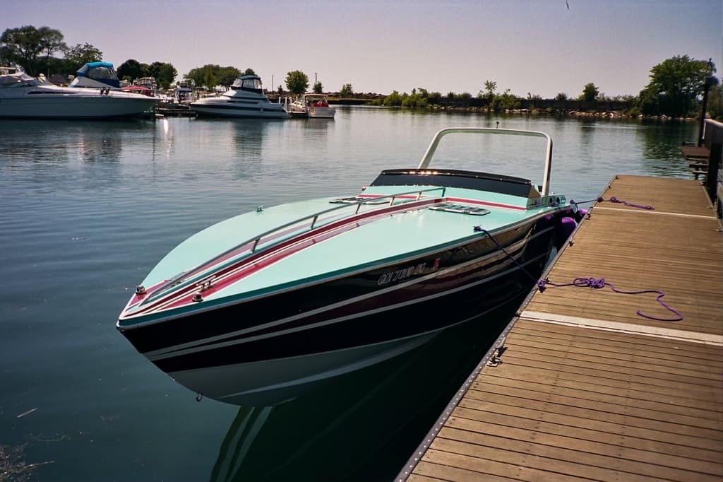 scarab cigarette boat Used 1986 SCARAB 38 MIAMI VICE EDITION For Sale (Sold)