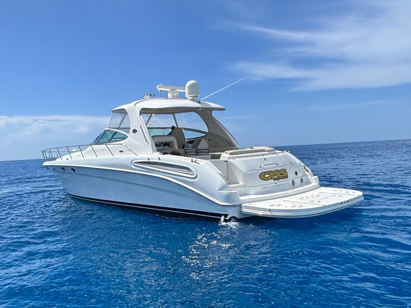Used 2002 SEARAY 55 SUNDANCER For Sale ($385,000) | Custom Marine