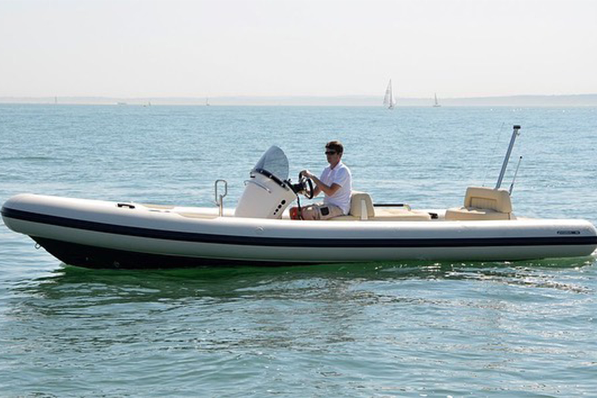 Pascoe boat on the open sea